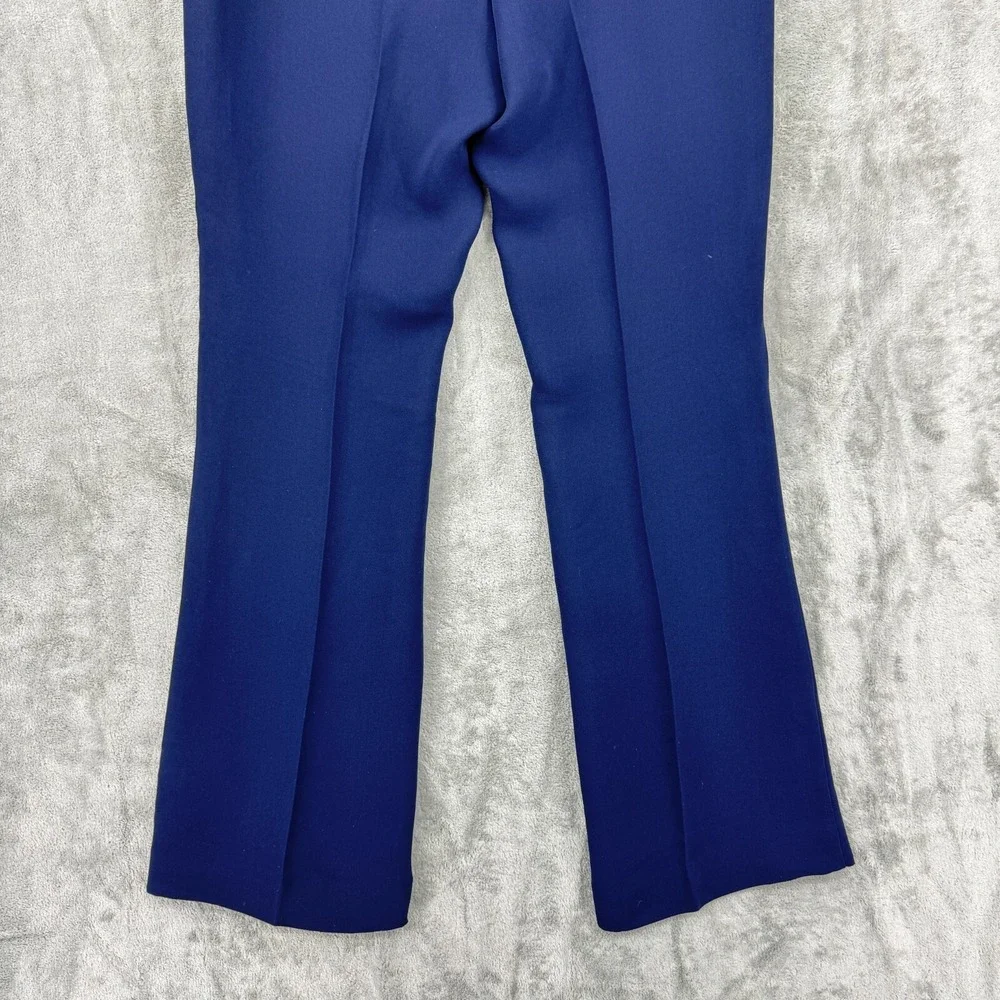 Cabi Pants  8 Curvy PR Trouser Boot Cut Career Classic Navy‎ Blue 117 Minimalist